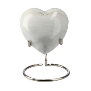 Urnwebshop Elegance Harturn Bianco Carrara Marble, inclusief Standaard (0.1 liter)