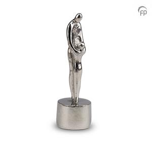 Urnwebshop Asbeeld Vader En Kind, Zilver (0.05 liter)