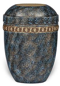 Urnwebshop Design Urn met klassiek messing sierband (4 liter)