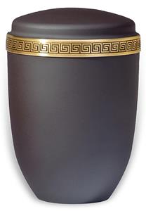 Urnwebshop Design Urn met Klassiek Messing Sierband (4 liter)