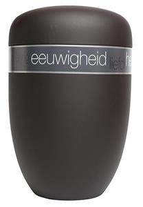 Urnwebshop Design Urn met Tekstband Eeuwigheid (4 liter)