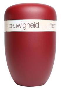 Urnwebshop Design Urn met Tekstband Herinnering (4 liter)