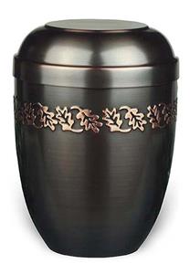 Urnwebshop Design Urn met klassiek messing sierband (4 liter)