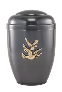 Urnwebshop Duo-colour Designer Urn Vogelvlucht (4 liter)