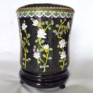 Urnwebshop Grote Exclusieve Cloisonne Urn Bloemenhemel (5 liter)