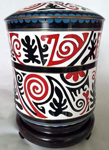 Urnwebshop Grote Exclusieve Cloisonne Urn Native Art (5 liter)