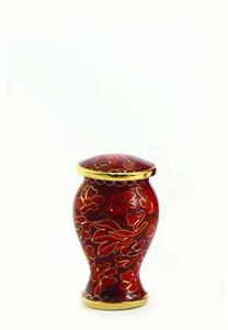 Etienne Autumn Leaves Cloisonne Mini Urn (0.11 liter)