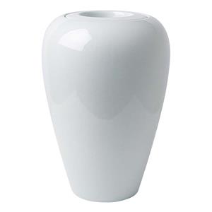Urnwebshop Kleine Witte Vaas Urn Taps Aflopend (1 liter)