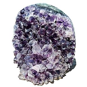 Urnwebshop Large Edel Gedenksteen of Trooststeen Amethist Sculptuur, met Asholte (0.01 liter)