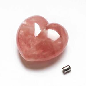Urnwebshop Edel Gedenksteen of Trooststeen Hart Rozenkwarts, Asholte (0.01 liter)