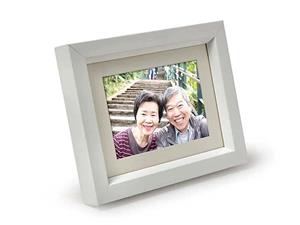 Urnwebshop Kleine Houten Fotolijst Urn Hoogglans Wit (0.95 liter)