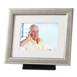 Urnwebshop Grote Urn met Zilverkleurige Fotolijst (4 liter)