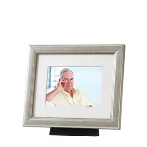 Urnwebshop Kleine Urn met Zilverkleurige Fotolijst (0.6 liter)
