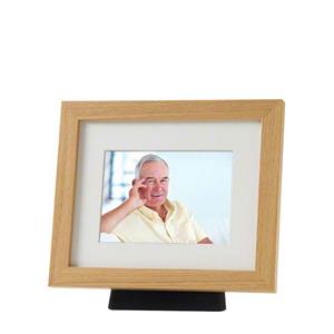 Urnwebshop Kleine Urn met Eikenhouten Fotolijst (0.6 liter)