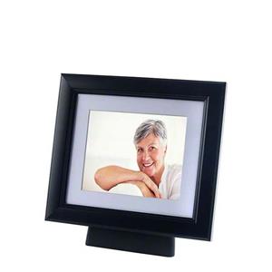 Urnwebshop Kleine Urn met Zwarthouten Fotolijst (0.6 liter)