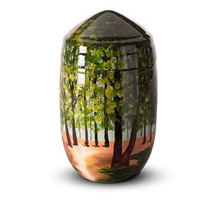 Urnwebshop Glasfiber Urn Boslandschap (3.9 liter)