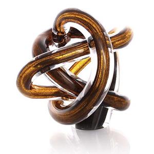 Urnwebshop Kristalglazen As-Ornament Bruin Aventurijn (0.5 liter)