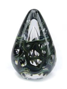 Urnwebshop Kristalglazen 3D Traan Urn Astro Zwartgroen (0.07 liter)