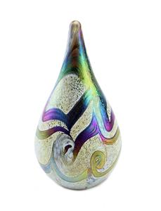 Urnwebshop Kristalglazen Mini Traan Urn Elan Ivory (0.06 liter)