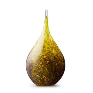 Urnwebshop Kristalglazen 3D Mini Traan Urn Nature Opaque (0.05 liter)