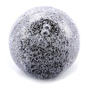 Urnwebshop Kristalglazen Mini Bol Urn Stardust Bulb Zwart (0.08 liter)