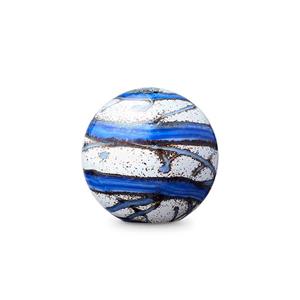 Urnwebshop Kristalglazen Mini Bol Urn Elan Bulb Indigo (0.1 liter)