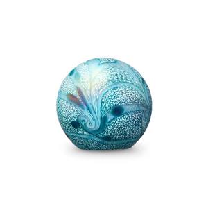Urnwebshop Kristalglazen Mini Bol-Urn Elan Mint (0.1 liter)