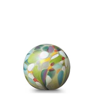 Urnwebshop Kristalglazen Mini Bol Urn Elan Bulb Flowerfield (0.1 liter)