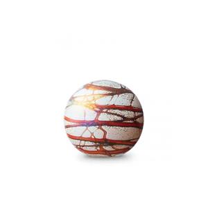 Urnwebshop Kristalglazen Mini Bol Urn Elan Bulb Terra (0.1 liter)