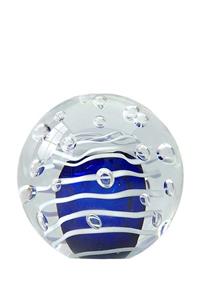 Urnwebshop Kristalglazen 3D Universe Bol Mini Urn (0.1 liter)