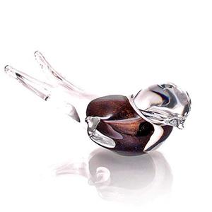 Urnwebshop Kristalglazen Mini Vogel Urn Bruin Aventurijn (0,05 liter)