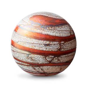 Urnwebshop Middelgrote Kristalglazen Bol-Urn Elan Terra (1.5 liter)