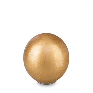 Urnwebshop Grote Bol Urn Goud Craquele (3.5 liter)