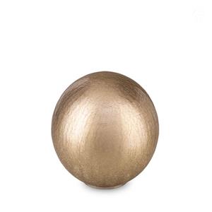 Urnwebshop Grote Bol Urn Cappuccino Craquele (3.5 liter)