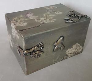 Urnwebshop Design Urn Vogels en Bloesem (3.5 liter)