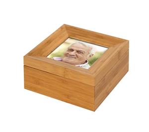 Urnwebshop Memorybox Urn met Fotolijst (1.1 liter)