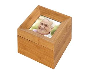 Urnwebshop Memorybox Urn met Fotolijst (1.7 liter)