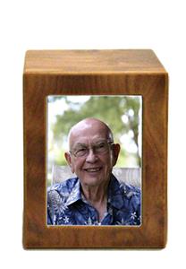 Urnwebshop Mediumgrote MDF Photobox Urn Berk (1.5 liter)