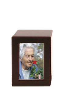 Urnwebshop Kleine MDF Photobox Urn Kers (0.8 liter)