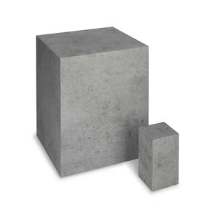 Urnwebshop Eikenhouten Miniurn Beton-Look (0.1 liter)