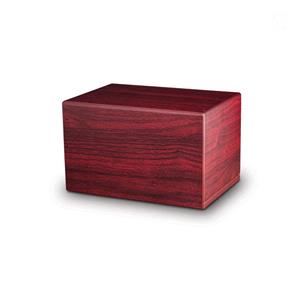 Urnwebshop Grote Kist Urn of Sokkel Urn Mahonie (3.5 liter)
