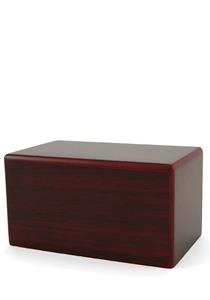 Urnwebshop Medium Grote Kist Urn of Sokkel Urn Kersenhout (2 liter)