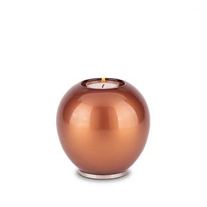 Urnwebshop Urn met Waxinelichtje Bruin (0.5 liter)