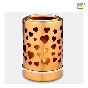 Urnwebshop LoveUrns Urn met Waxinelichtje Hartjes (0.3 liter)