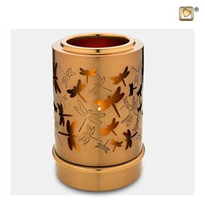 Urnwebshop LoveUrns Urn met Waxinelichtje Libelles (0.3 liter)