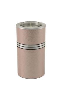 Urnwebshop Urn met Waxinelichtje Metallic Pink (0.35 liter)