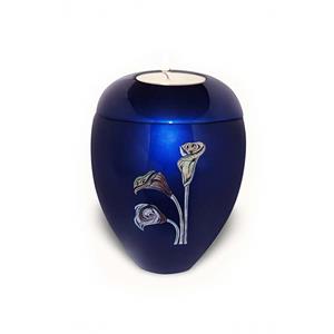Urnwebshop Urn met Waxinelichtje Lelies (0.1 liter)