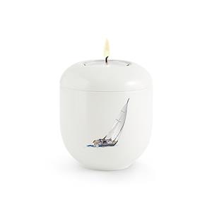 Urnwebshop Waxinelicht Urntje Sail Away - Zeilboot (0.3 liter)