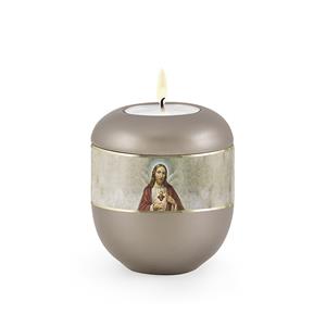 Urnwebshop Mat Fume Waxinelicht Urntje Messias (0.3 liter)