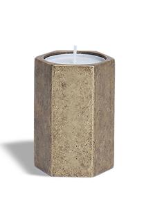Urnwebshop Miniurn met Waxinelichtje Messing Look (0.2 liter)
